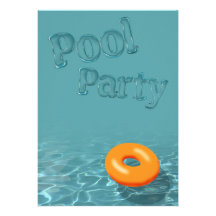 Pool Party Invitation