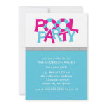 Pool Party Invitations