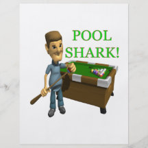 Pool Shark Flyer Design