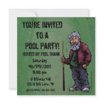Pool Shark Party Invite invitations