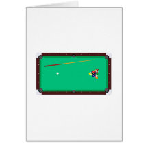 Pool Table Card