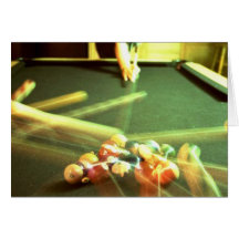 Pool Table Card