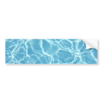Pool Water Bumper Sticker
