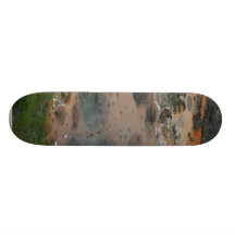 Pools Yellowstone Hydrothermal Colours Artists Pai Skate Board