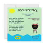 Poolside BBQ Invitations