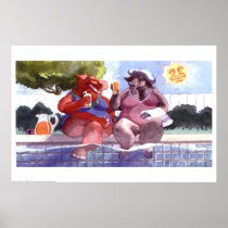 Poolside Print