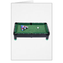 PoolTable071809 Greeting Cards
