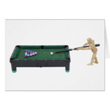 PoolTable120509 copy Greeting Cards