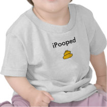 poop, iPooped t-shirts