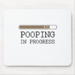 Pooping in progress baby t-shirt mousepads