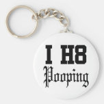 pooping key chain
