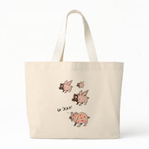 Poor Little Piggy Canvas Bag