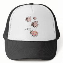 Poor Little Piggy Mesh Hats