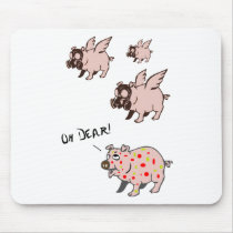 Poor Little Piggy Mouse Pad