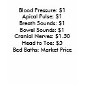 Poor nursing student.  I accept tips. t-shirts