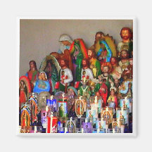 Pop Altar Fridge Magnet