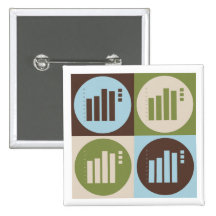 Pop Art Actuarials Pinback Button