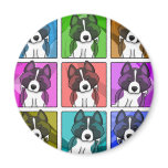 Pop Art Akita magnets