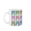 Pop Art Akita mugs