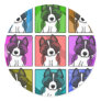 Pop Art Akita Sticker