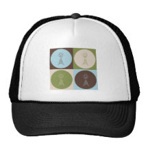 Pop Art Amateur Radio Mesh Hat