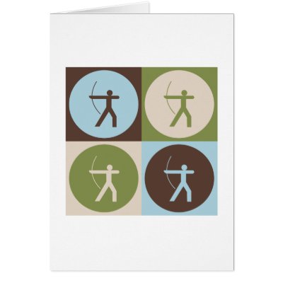 Pop Art Archery Card