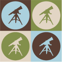 Pop Art Astronomy Photo Cut Out