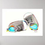 Pop Art Baby Shoes posters