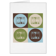 Pop Art Backgammon Cards
