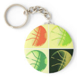 Pop Art Basketball Key Chains