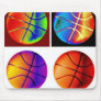 Pop Art Basketball Mousepads