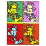 Pop-art Beethoven flyers