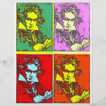 Pop-art Beethoven Full Color Flyer