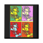 Pop-art Beethoven Fridge Magnet