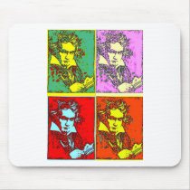 Pop-art Beethoven Mousepads