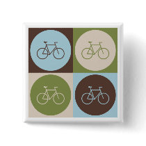 Pop Art Bicycling Pin