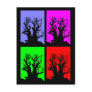 Pop Art Boab Tree Postcard