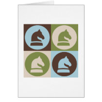 Pop Art Chess Greeting Cards