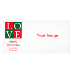 Pop Art Christmas LOVE Picture Card
