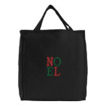 Pop Art Christmas NOEL embroidered bags