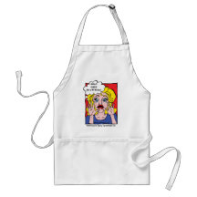 Pop Art / Comic Book Style NO GMOs Apron