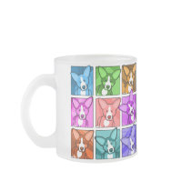 Pop Art Corgi Mugs