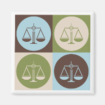 Pop Art Criminal Justice Magnet