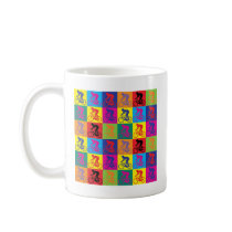 Pop Art Cycling Coffee Mug