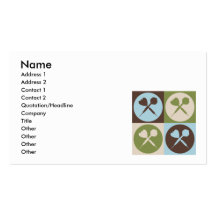Pop Art Darts Business Cards