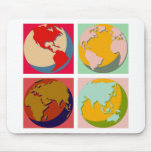 Pop Art Earth mousepads