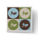 Pop Art Ecology Pinback Buttons