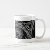 Pop Art Eiffel Tower Paris Coffee Mugs