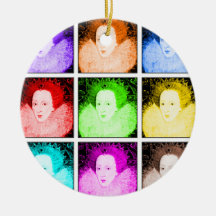 Pop Art Elizabeth I Ornament