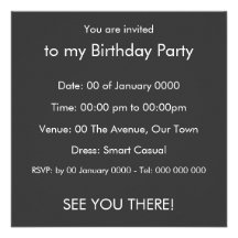 Pop Art Elizabeth I Personalised Invitations